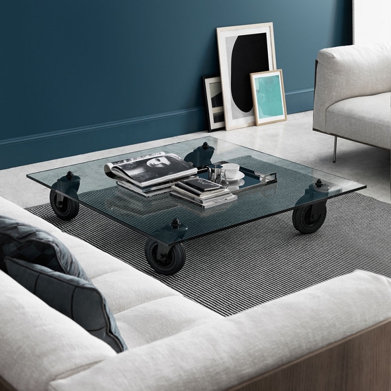 Tavolino con ruote 100x100x25 Tavolino con ruote 100x100x25