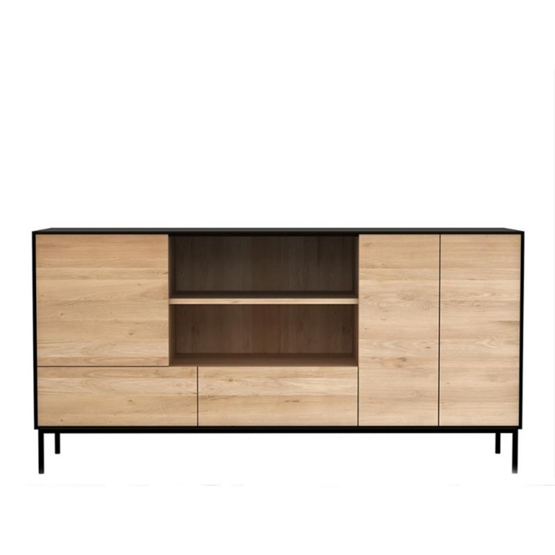 Credenza Blackbird 3 ante 2 cassetti Credenza Blackbird 3 ante 2 cassetti