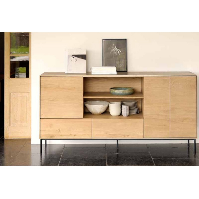 Credenza Whitebird 3 ante 2 cassetti Credenza Whitebird 3 ante 2 cassetti