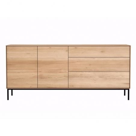 Credenza Whitebird 2 ante 3 cassetti