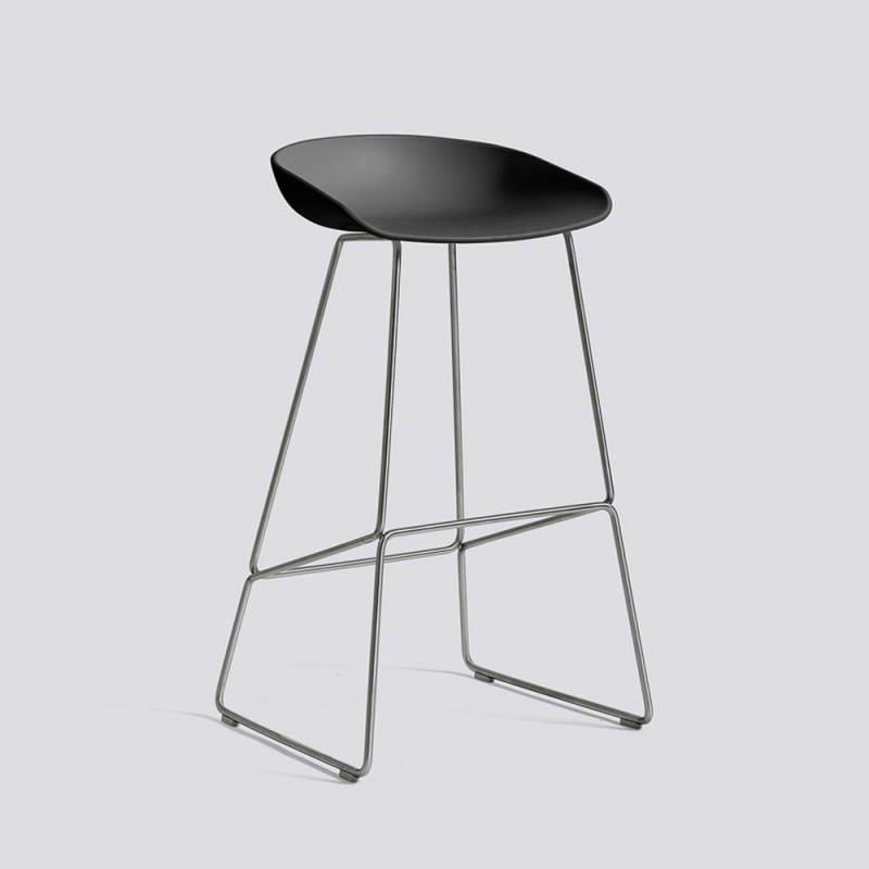 About A Stool 38 - AAS38 - H 64 cm - stainless steel legs About A Stool 38 - AAS38 - H 64 cm - stainless steel legs
