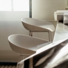 About A Stool 38 - AAS38 - H 64 cm - stainless steel legs