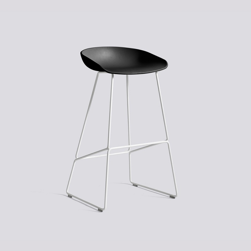 About A Stool 38 - AAS38 - H 74 cm - white legs About A Stool 38 - AAS38 - H 74 cm - white legs