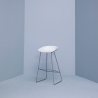 About A Stool 38 - AAS38 - H 74 cm - white legs