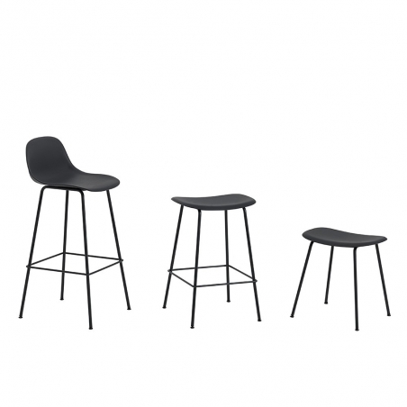 Fiber Stool Tube Base H. 45 cm