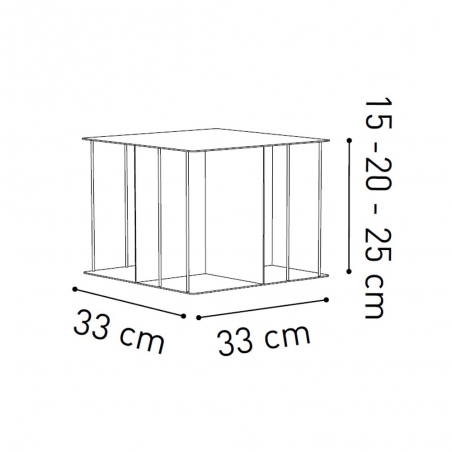 Krossing Rotante base  33x33 cm