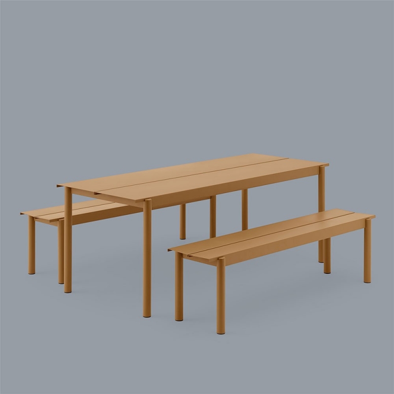 Linear Steel Bench 170 cm