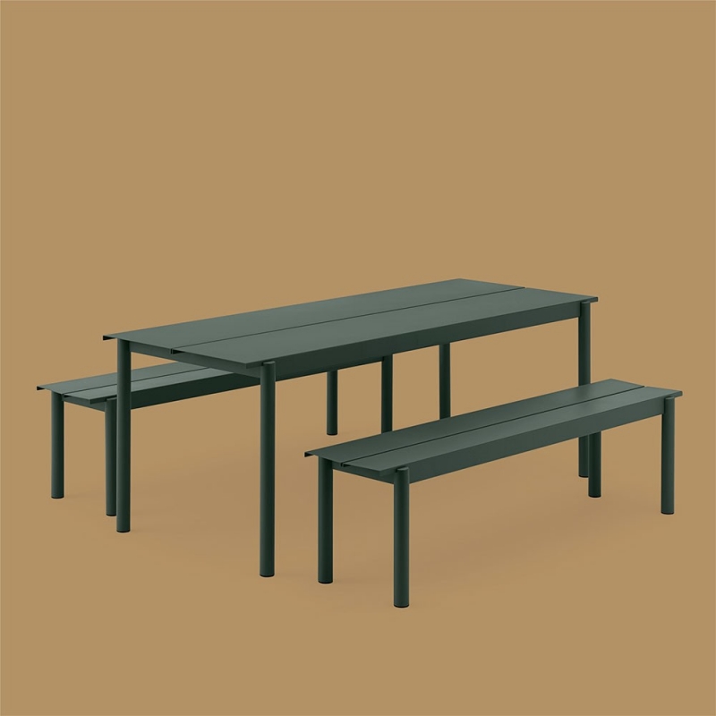 Linear Steel Bench 170 cm