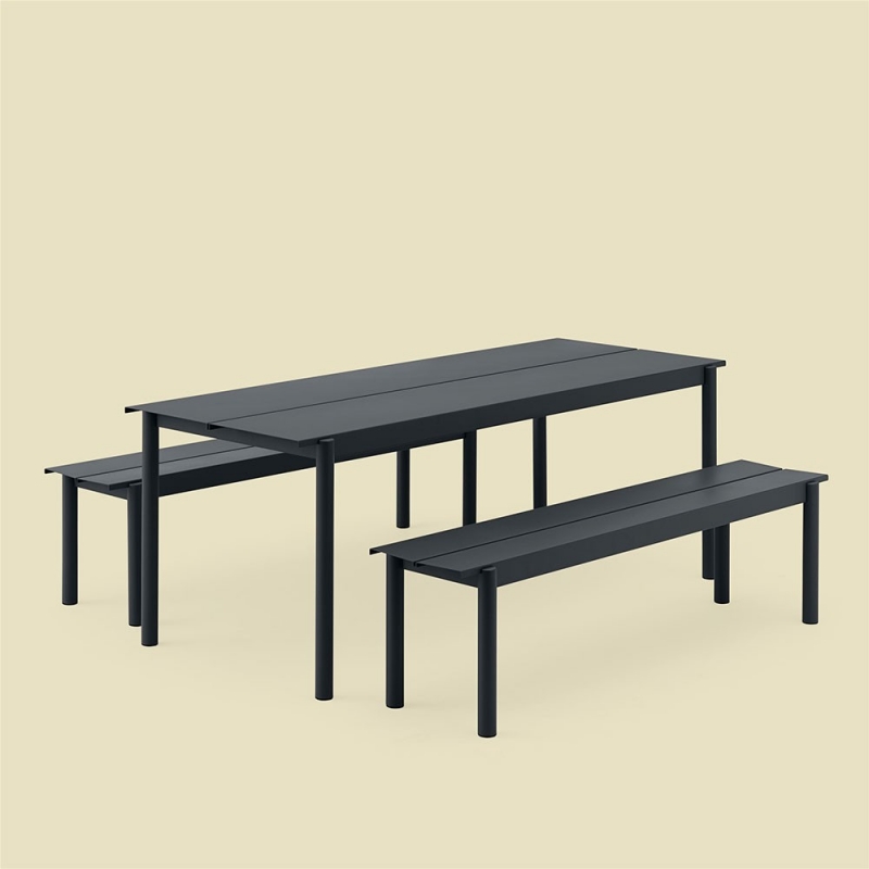 Linear Steel Table 140x75 Linear Steel Table 140x75
