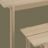 Linear Wood Bench 110