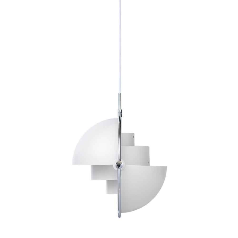 Multi-Lite Pendant Lamp, Chrome Base