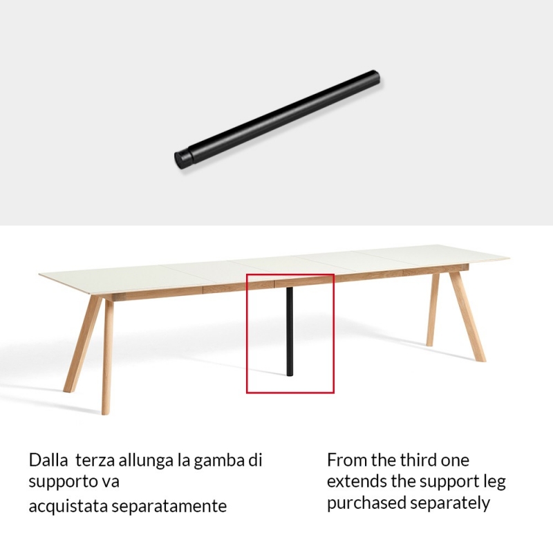 CPH 30 Extendable Table Solid Oak 90x200/400 cm CPH 30 Extendable Table Solid Oak 90x200/400 cm