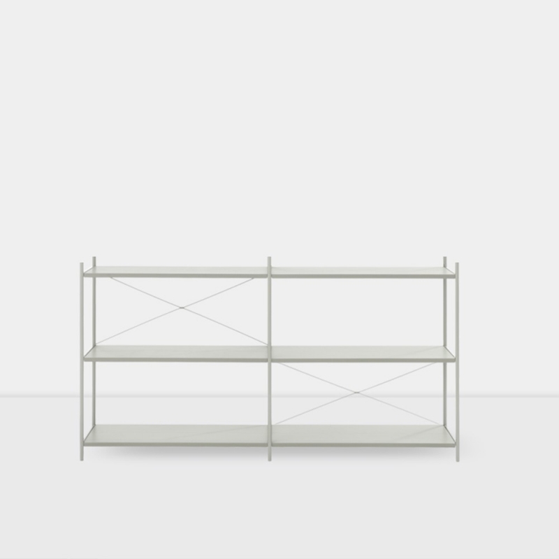 Punctual Shelving System- Two Vertical Module Punctual Shelving System- Two Vertical Module