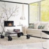 Tavolino con ruote 100x100x25