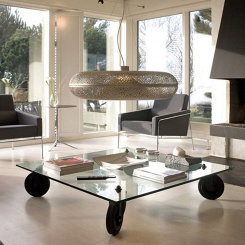 Tavolino con ruote 100x100x25 Tavolino con ruote 100x100x25