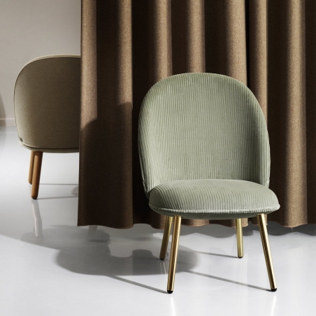 Ace Lounge Chair Brass