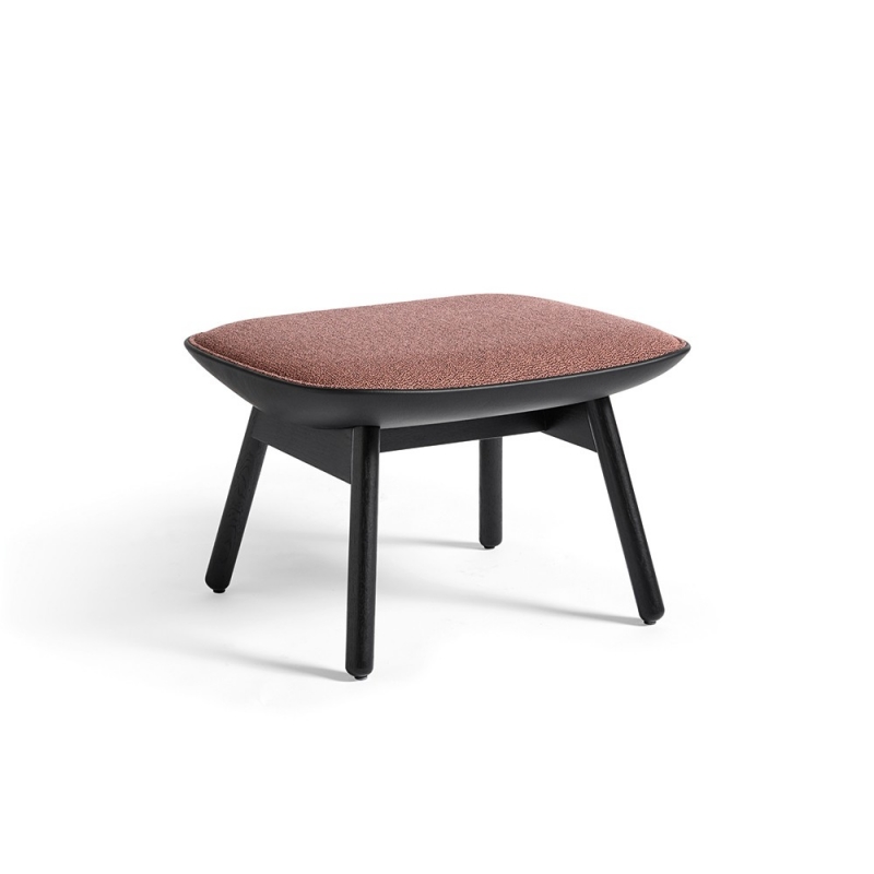 Uchiwa Ottoman_ Black Base Uchiwa Ottoman_ Black Base