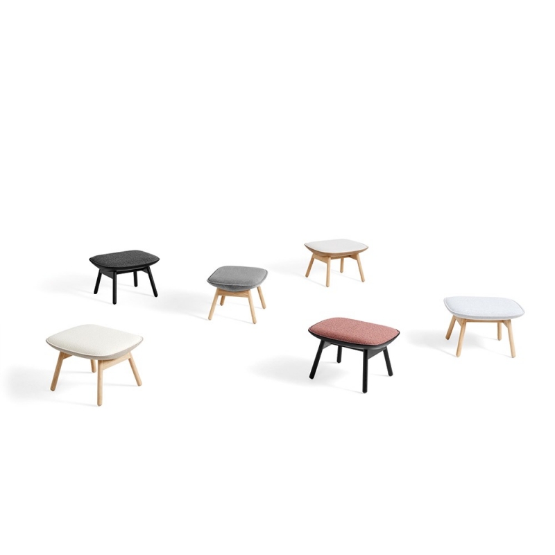 Uchiwa Ottoman_ Black Base Uchiwa Ottoman_ Black Base