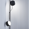 Post floor lamp