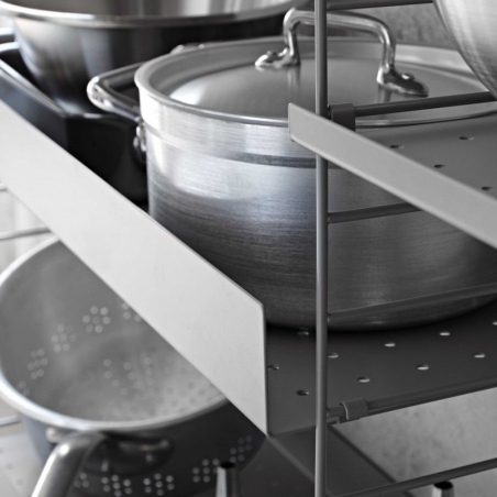 Metal Shelf with High Edge