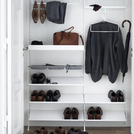 Metal Shelf with High Edge