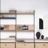 Magazine shelf wood P. 30 cm