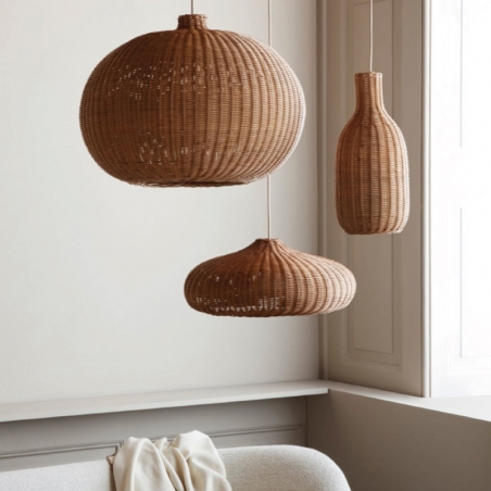Braided Bottle Lampshade