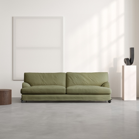 Oscar sofa with castors