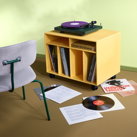 SPIN I Vinyl storage - castors